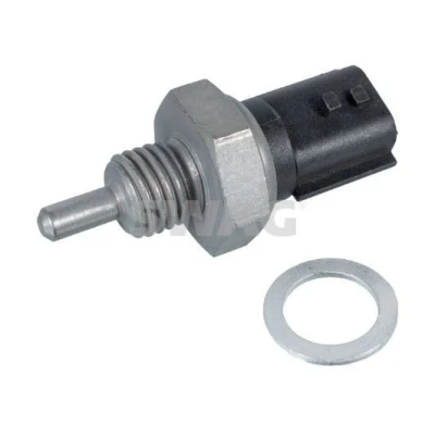 Billede af SWAG 33 10 6730 Kølevæsketemperatur Sensor sort med tætningsring DACIA: Duster SUV, Lodgy, RENAULT: Clio 2, MEGANE 3 Grandtour, 4