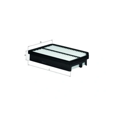 Billede af MAHLE ORIGINAL LX 2890 Luftfilter 44,3 170 250,0 Filterindsats KIA: Cerato Hatchback, Sedan