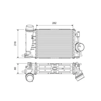 Billede af VALEO 818316 Intercooler uden sensor