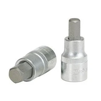 Billede af KS TOOLS 911.1307 Skraldenøgleindsats (Hexagon) DIN3120, ISO1174, DIN7422 7,0 Krom vanadium stål indre sekskant riflet