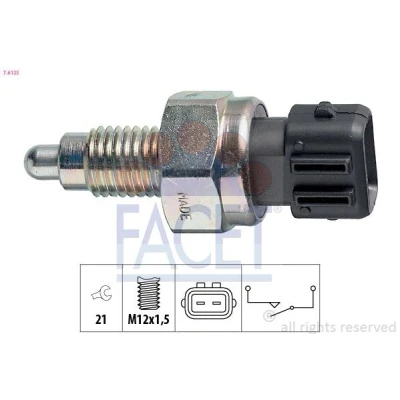 Billede af FACET 7.6125 Kontakt, baklygte Made in Italy OE Equivalent VOLKSWAGEN: Lupo / 3L, GOLF 3, 2, SKODA: FELICIA 2