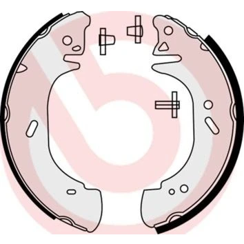 Billede af BREMBO S 59 518 Bremsebakker 280 65 med tilbehør
