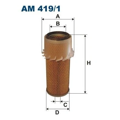 Billede af FILTRON AM 419/1 Luftfilter 261 141 Filterindsats