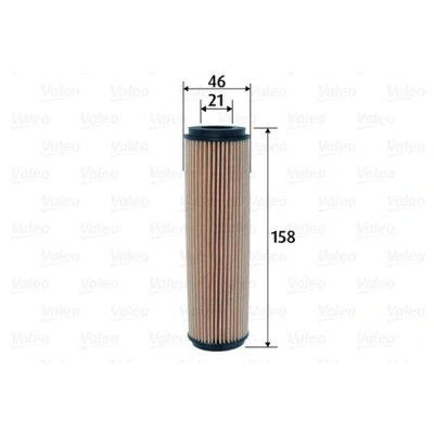 Billede af VALEO 586597 Oliefilter Filterindsats MERCEDES BENZ: C klasse T modell, E Sedan, modell