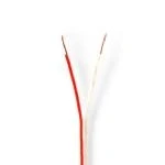 Billede af Højtaler Kabel 2x 0.75 mm² Kobber 100.0 m Runde PVC Gennemsigtig Rulle