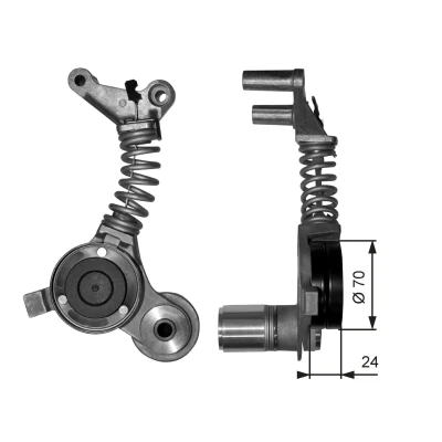Billede af GATES FleetRunner Micro V Kit T38406 Svingningsdæmper, kilerem AUDI: A4 B6/B7 Cabriolet