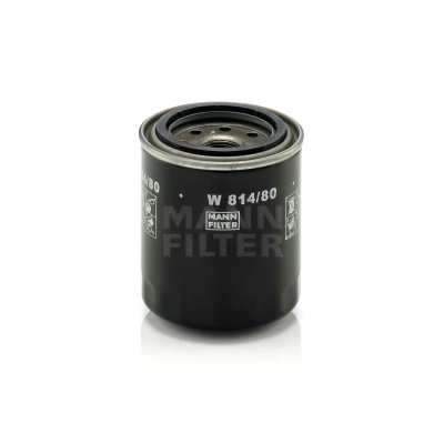 Billede af MANN filter W 814/80 Oliefilter M 20 X 1.5 med en returløbs stop ventil Påskruet OPEL: Kadett E CC, Sedan, KIA: CARENS 3