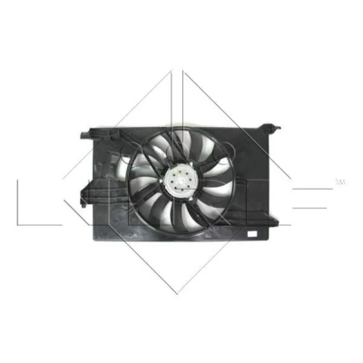 Billede af NRF 47458 Køleventilator 383 12 230 med kølerventilatorramme (karm) uden kontroldel SAAB: 9 3 Stationcar