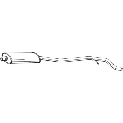 Billede af BOSAL 286 077 Midterste Lyddæmper PEUGEOT: 406 Sedan, Stationcar