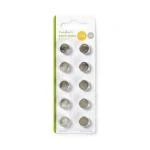 Billede af Alkaline batteri LR44 1.50 V LR154 / Antal batterier: 10 stk. Blister Card LR1154 Sølv