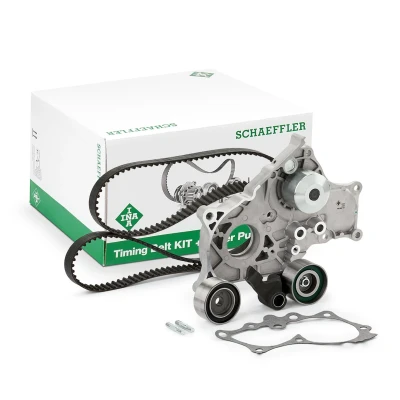 Billede af INA 530 0422 30 vandpumpe + Tandremssæt med TOYOTA: Avensis I Stationcar, RAV4 II SUV, Liftback
