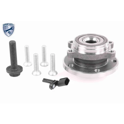 Billede af VEMO V10 72 8806 Hjullejesæt højre foraksel med sensor, hjulomdrejningstal 136,5 VOLKSWAGEN: Golf 6, Passat B6 Variant, 5