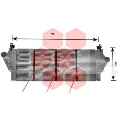 Billede af VAN WEZEL 43004295 Intercooler