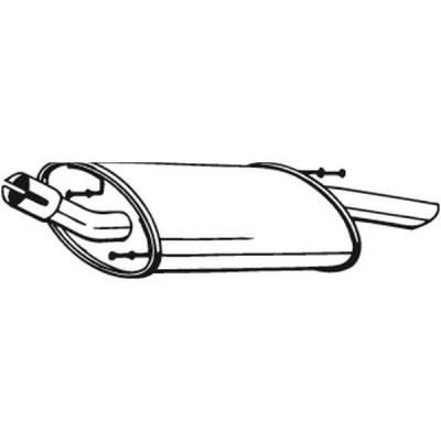 Billede af BOSAL 154 377 Lydpotte FORD: FIESTA 4, MAZDA: 121 III Hatchback