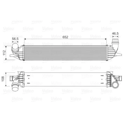 Billede af VALEO 818330 Intercooler uden EGR ventil RENAULT: LAGUNA 3 Grandtour