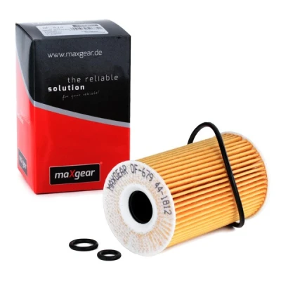 Billede af MAXGEAR 26 0735 Oliefilter med pakning, pakninger Filterindsats VOLKSWAGEN: Polo V Hatchback, GOLF 5, 6, AUDI: A4 B8 Avant, A6 C7 Avant