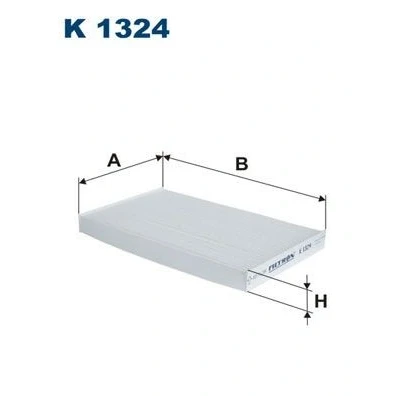 Billede af FILTRON K 1324 Kabinefilter Partikelfilter 150 258 25 NISSAN: Leaf I, Juke, II