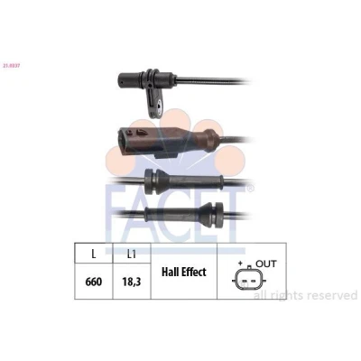 Billede af FACET 21.0337 ABS Sensor 660