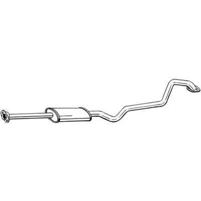 Billede af BOSAL 288 093 Midterste Lyddæmper NISSAN: Almera 2 Limousine, II Hatchback
