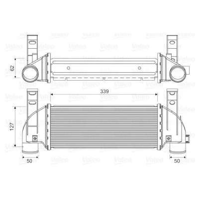 Billede af VALEO 818353 Intercooler uden EGR ventil FORD: Transit Connect Mk1 Van