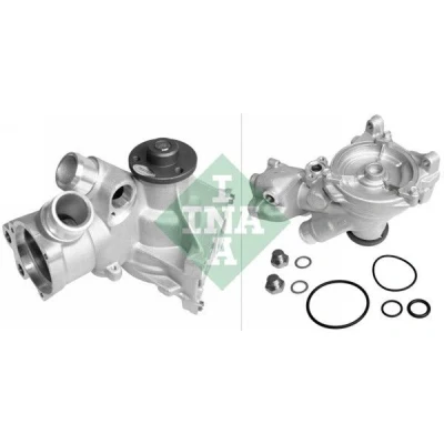 Billede af INA 538 0214 10 Vandpumpe til multi v remsdrift MERCEDES BENZ: E klasse Coupe, SL Cabriolet, C Sedan