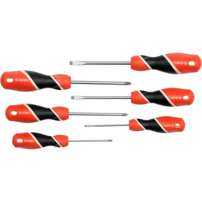 Billede af YATO YT 25965 Skruetrækkersæt 6 3 mm, 5 PH0, PH1, PH2 Display (karton)