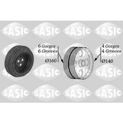 Billede af SASIC 2150028 Remskive Krumtapaksel 140, 160