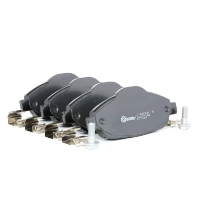 Billede af BREMBO P 61 101 Bremseklodser Ekskl. slidadvarselskontakt med bremsecaliperskruer tilbehør PEUGEOT: 3008 I, 308 I SW, Hatchback
