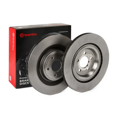 Billede af BREMBO COATED DISC LINE 09.C170.11 Bremseskiver 356 22 5 indvendigt ventileret coatet højkarboniseret med skruer AUDI: A6 C7 Avant, A7 Sportback