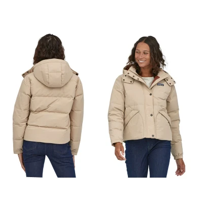 Billede af Patagonia Downdrift Dunjakker, Dame, Størrelse: Small, Oar tan