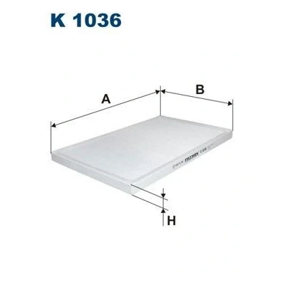 Billede af Filter, indvendig luft FILTRON K 1036
