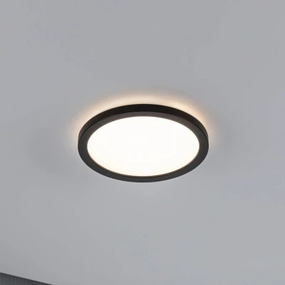 Billede af Paulmann Atria Shine Panel on/off sort 830 Ø19cm