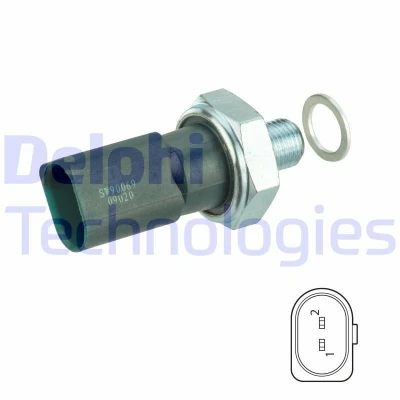 Billede af DELPHI SW90069 Olietrykskontakt M10 X 1 6g 2,5 AUDI: A6 C6 Avant, A4 B8 Avant