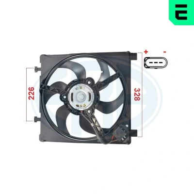 Billede af ERA 352123 Køleventilator 340 12