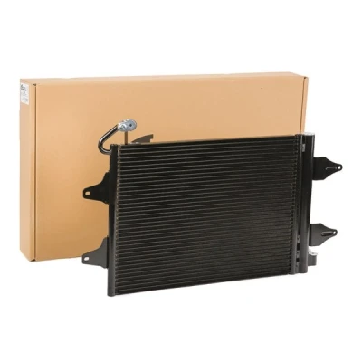 Billede af THERMOTEC KTT110029 Kondensator med tørrer Aluminium 510 SKODA: Fabia 2, 1 Combi, Roomster, VOLKSWAGEN: Polo IV Hatchback