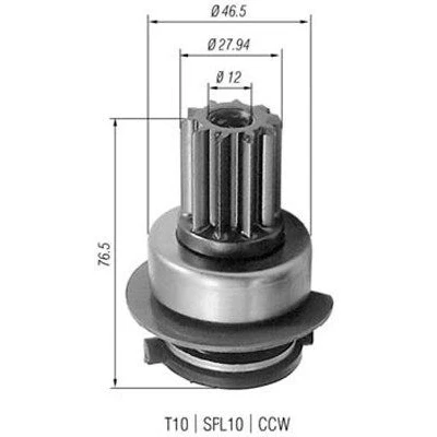 Billede af MAGNETI MARELLI 940113020223 Spidshjul, starter