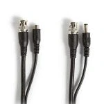 Billede af CCTV Overvågningskabel BNC / DC 10.0 m Runde PVC Sort Gaveæske
