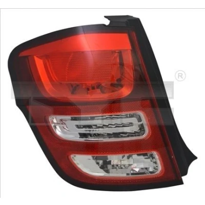 Billede af TYC 11 12454 01 2 Baglygter venstre ydre del uden lampeholder CITROËN: C3 II