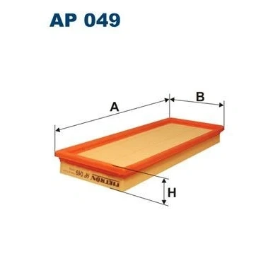 Billede af FILTRON AP 049 Luftfilter 37 134 338 Filterindsats OPEL: Manta B Sedan, Ascona A Coupe, PEUGEOT: 205 II Hatchback