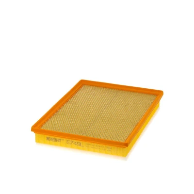 Billede af HENGST FILTER E749L Luftfilter 58 263 358 Filterindsats RENAULT: MASTER 2 Pritsche/Fahrgestell, OPEL: Movano A Bus