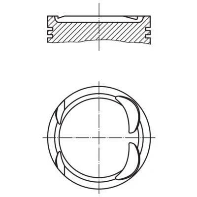Billede af MAHLE ORIGINAL 021 PI 00117 002 Motor Stempel 83,21