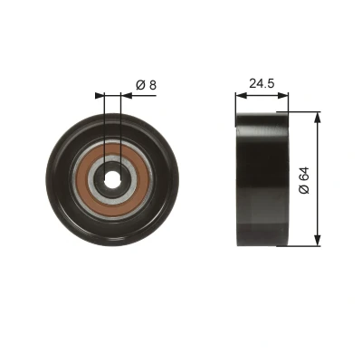 Billede af GATES FleetRunner Micro V Kit T38097 Remstrammerhjul AUDI: A6 C5 Sedan, A4 B6 Avant