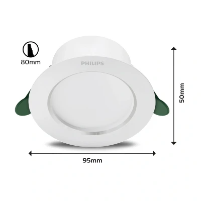 Billede af Downlight Philips Diamond Cut Hvid 2 W 360 Lm Ø 9,5 cm (4000 K)
