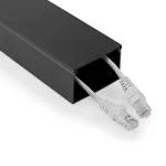 Billede af Kabel Management Kanal 1 stk. Maksimal tykkelse på kabel: 40 mm Aluminium Sort