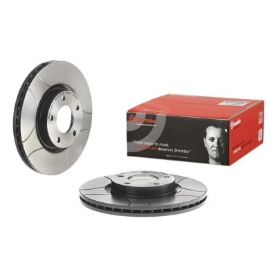 Billede af BREMBO MAX LINE 09.9468.76 Bremseskiver 300 25 5 opslidset, indvendigt ventileret coatet højkarboniseret MAZDA: 5, 3 Hatchback, Sedan