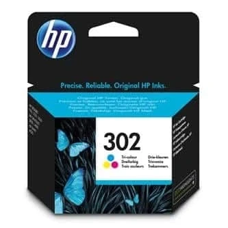 Billede af HP 302 Tri Colour Standard Blækpatron Original