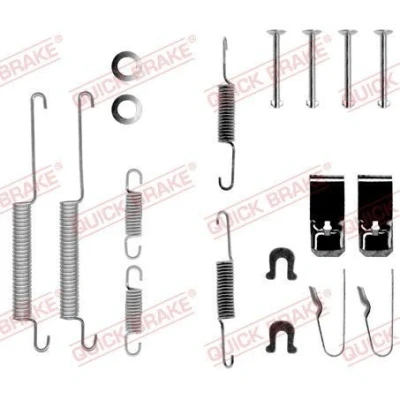 Billede af QUICK BRAKE 105 0654 Tilbehørssæt, bremsebakker HONDA: CIVIC 6 Hatchback, 5 Coupe