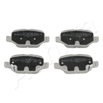 Billede af ASHIKA 51 00 0214 Bremseklodser bagaksel med akustisk advarsel for slid tilbehør FIAT: Panda III Hatchback