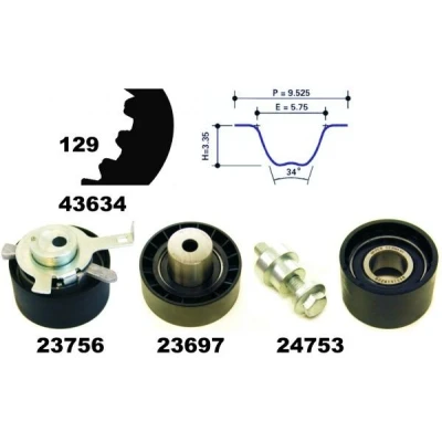 Billede af MAPCO 23608 Tandremssæt 129 FORD: Focus Mk1 Hatchback