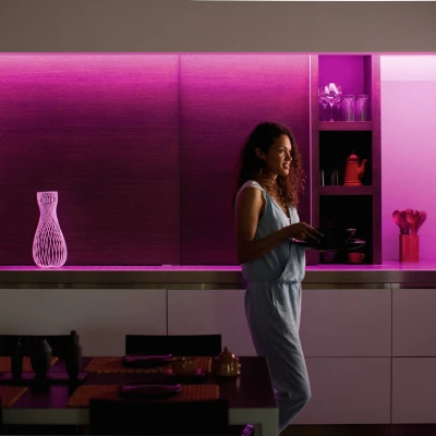 Billede af Philips Hue, White and Color Ambiance, LED bånd 1,0 mtr. forlænger